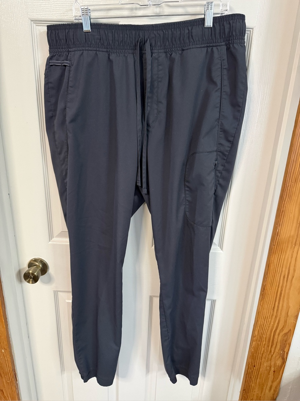 Cherokee Men's Black Elastic Waist Jogger Pants